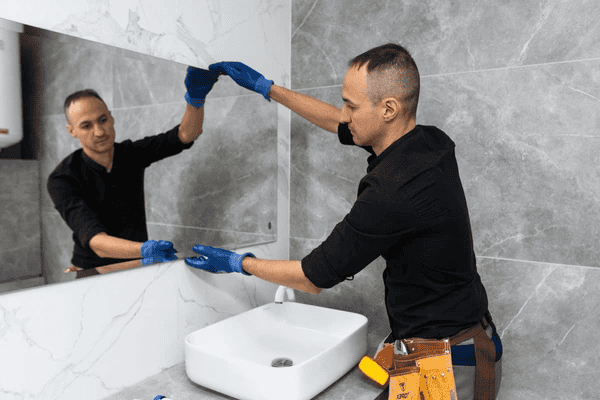 como-colar-espelho-na-parede